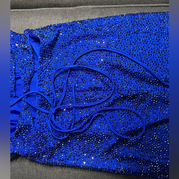 Royal Blue Sophia Thomas dress size 0 - Picture 16 of 16